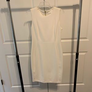 Calvin Klein white dress!